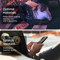 ACS04159 - Galaxy A53 5G Case Rugged Armor in Matte Black showing the optimal materials. Matte black coating anti-slip and anti-fingerprints. Scratch resistant. Continuous superior quality