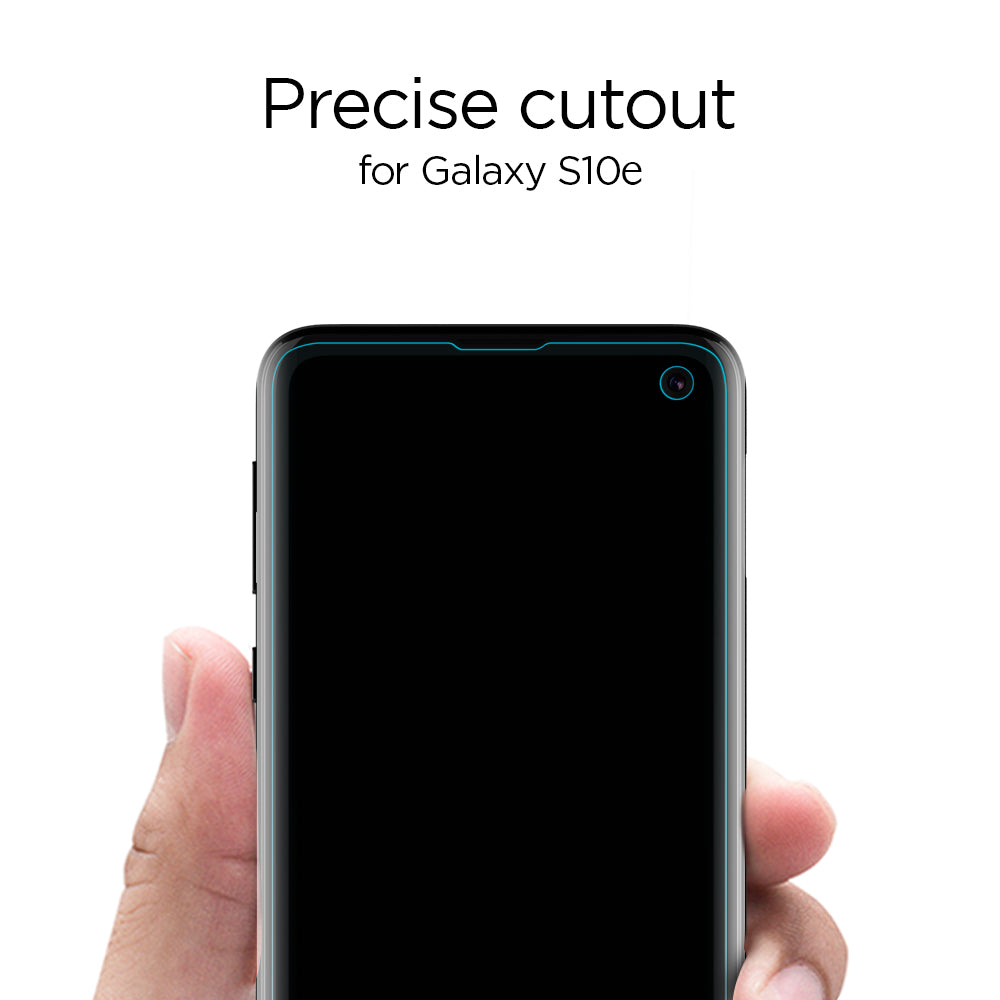 609FL25694 - Galaxy S10e Neo Flex Screen Protector precise cutout for Galaxy S10e.