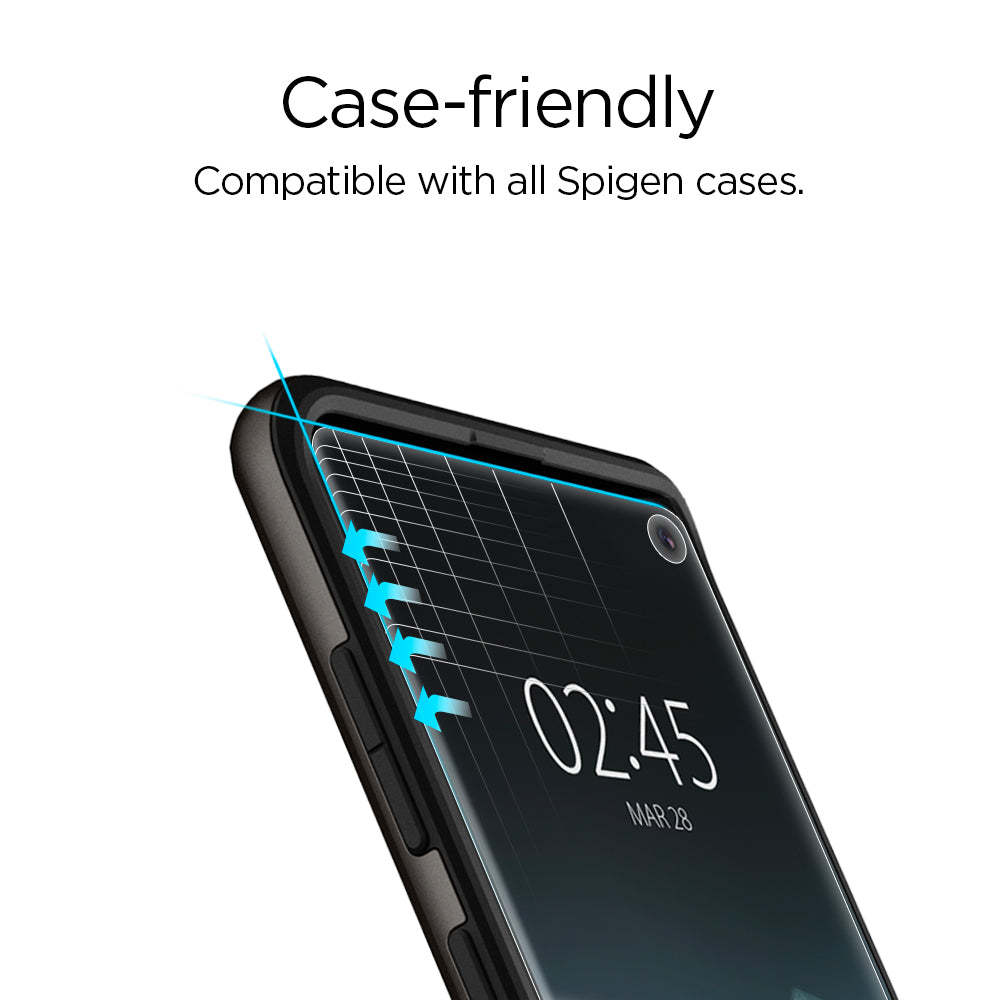 609FL25694 - Galaxy S10e Neo Flex Screen Protector case friendly compatible with all spigen cases.