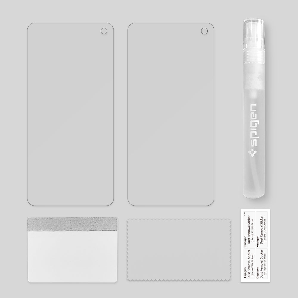 609FL25694 - Galaxy S10e Neo Flex Screen Protector showing contents.