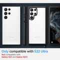 ACS03919 - Galaxy S22 Ultra 5G Case Ultra Hybrid in matte black only compatible with s22 ultra. not compatible with galaxy s22 and galaxy s22+.