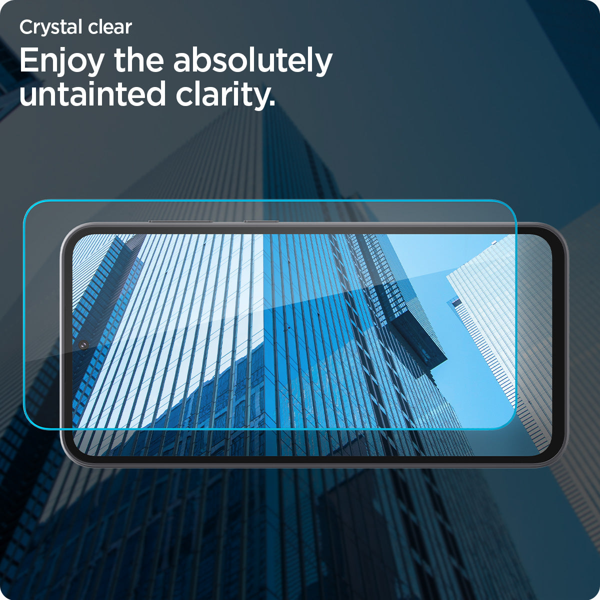 AGL06986 - Galaxy S23 FE Alignmaster Full Cover crystal clear. Enjoy the absolutely untainted clarity.