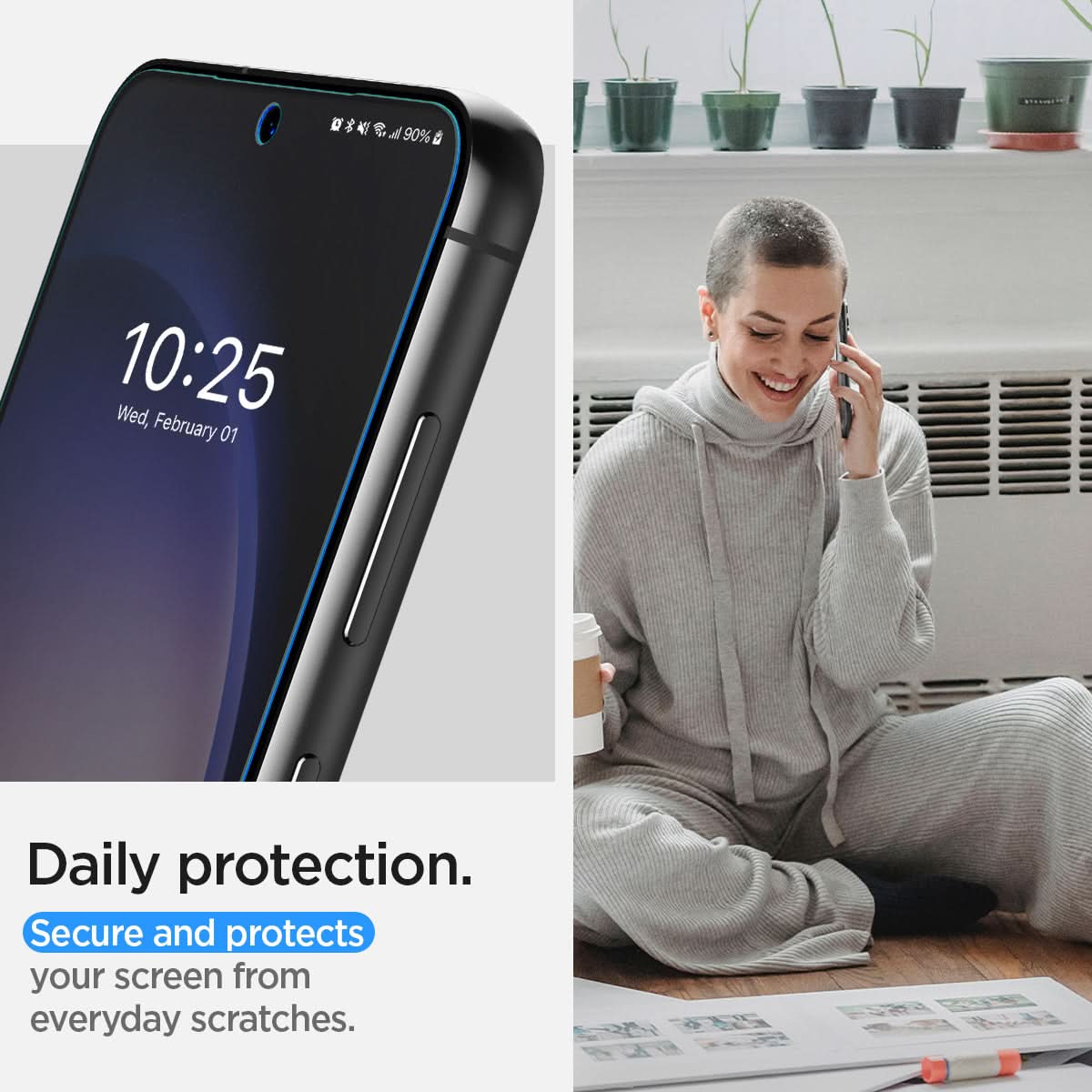 AFL05957 - Galaxy S23 Screen Protector Neo Flex Solid daily protection. Secure and protects your screen from everyday scratches.