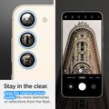 AGL06169 - Galaxy S23 Plus / S23 EZ Fit Optik Pro Lens Protector in cream stay in the clear. keep the original picture quality. No more blemishes or reflections from the flash.