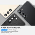 AGL06169 - Galaxy S23 Plus / S23 EZ Fit Optik Pro Lens Protector in cream match made in heaven. fit precisely within the spigen case collection for the spigen case collection for the samsung galaxy S23 and S23+. *Not compatible with optik crystal case