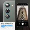 AGL06170 - Galaxy S23 Plus / S23 EZ Fit Optik Pro Lens Protector in green stay in the clear. keep the original picture quality. No more blemishes or reflections from the flash.