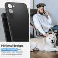 ACS05661 - Galaxy S23 Plus Case Thin Fit in black showing the minimal design. Form fitted profile for those who want to keep it as simple as possible