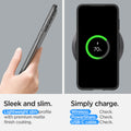ACS05661 - Galaxy S23 Plus Case Thin Fit in black showing the sleek and slim. Lightweight slim profile with premium matte finish. Simply charge. Wireless, PowerShare and USB-C all check
