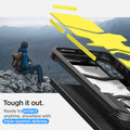 ACS05672 - Galaxy S23 Plus Case Tough Armor in black tough it out. Ready to protect anytime , anywhere with tripe layered defense.