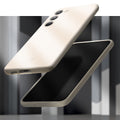 ACS06083 - Galaxy S23 Case Thin Fit in pearled ivory showing the back, partial front, sides and bottom
