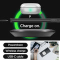 ACS05609 - Galaxy S23 Ultra Case Thin Fit in black showing the powershare, wireless charge, and USB-C cable