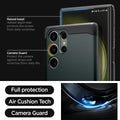 ACS05625 - Galaxy S23 Ultra Case Tough Armor in abyss green raised bezel added depth that protects the screen from daily scratches. camera guard protect the camera against drops and scratches from daily life. full protection. air cushion tech. camera guard.