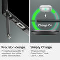 ACS05625 - Galaxy S23 Ultra Case Tough Armor in abyss green precision design. precisely designed to fit seamlessly and utilize all functionalities. Simply charge wireless check. power share check. USB-C cable.