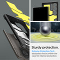 ACS05624 - Galaxy S23 Ultra Case Tough Armor in gunmetal sturdy protection. Extreme protection tech dissipates shocks within the case for internal protection.