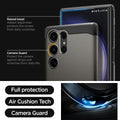 ACS05624 - Galaxy S23 Ultra Case Tough Armor in gunmetal raised bezel added depth that protects the screen from daily scratches. camera guard protect the camera against drops and scratches from daily life. full protection. air cushion tech. camera guard.