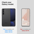 AGL08729 - Galaxy S24 FE GLAS.tR EZ Fit in Clear showing only compatible with Galaxy S24 FE | Galaxy A56 5G. Not compatible with Galaxy S23 FE