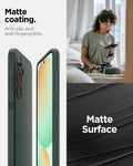 ACS08619 - Galaxy S24 FE Case Liquid Air in Abyss Green matte coating. Anti slip and anti fingerprints.