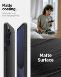ACS08618 - Galaxy S24 FE Case Liquid Air in Matte Black matte coating. Anti slip and anti fingerprints.
