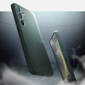 ACS07328 - Galaxy S24 Plus Case Liquid Air in Abyss Green showing front and back.