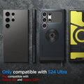 ACS07188 - Galaxy S24 Ultra Case Slim Armor (MagFit) in Metal Slate showing the compatibility only with S24 Ultra. Not compatible with Galaxy S24 and Galaxy S24+