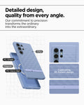 ACS09052 - Galaxy S25 Ultra Case Parallax (MagFit) in Purple-ish showing the detailed design, quality from every angle. Our commitment to precision transforms the ordinary into the extraordinary. TPU, PC Sheet, Magnet and PC Decor Bar with captivating 3D pattern design