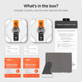 AGL06522 - Galaxy Watch 6 (40mm) Screen Protector EZ FIT GLAS.tR what's in the box? Includes 2 packs one for now and one for later.