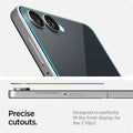 AGL09582 - Galaxy Z Flip 7 Screen Protector EZ Fit GLAS.tR showing the precise cutouts. Designed to perfectly fit the front display for the device