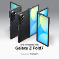 ACS09549 - Galaxy Z Fold 7 Tough Armor Pro (MagFit) in black showing the compatibility only with Galaxy Z Fold 7. Designed by spigen.