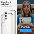 ACS06371 - Galaxy S23 FE Case Ultra Hybrid in crystal clear keeping it original. long lasting clarity.