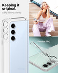 ACS08616 - Galaxy S24 FE Case Liquid Crystal in Crystal Clear keeping it original. long lasting clarity.