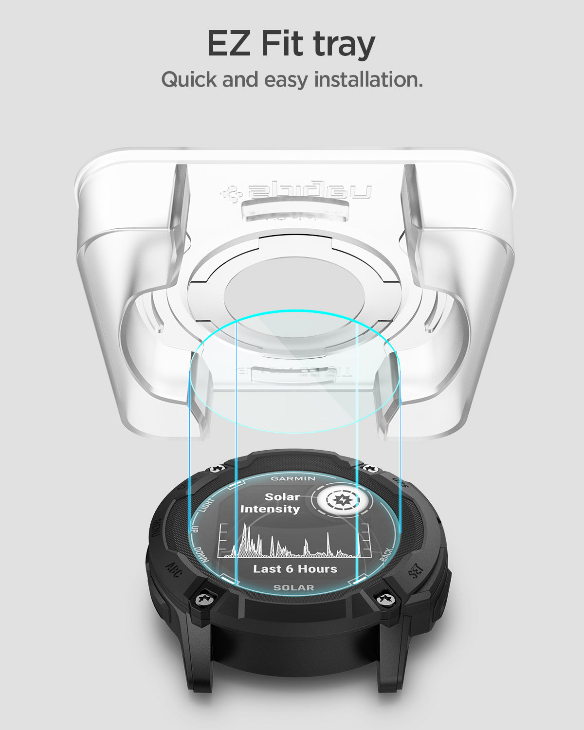 AGL09345 - Instinct 2X Solar Transparency quick and easy installation. EZ fit tray