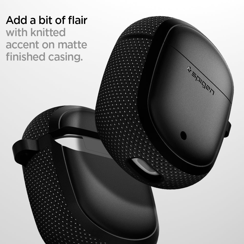 ASD01310 - Pixel Buds 2 Series Case Classic Fit in black add a bit of flair with knitted accent on matte finished casing.
