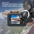 AGL09190 - HERO Glas.tR SLIM in Clear showing the defend clarity. Maintain the GoPro's original crystal-clear display quality