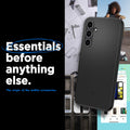 ACS06363 - Galaxy S23 FE Case Thin Fit in black showing the back and partial side