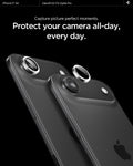 AGL10132 - iPhone 17 Air Optik Pro EZ Fit Lens Protector showing the high aluminosilicate. Tempered glass protects your lens.