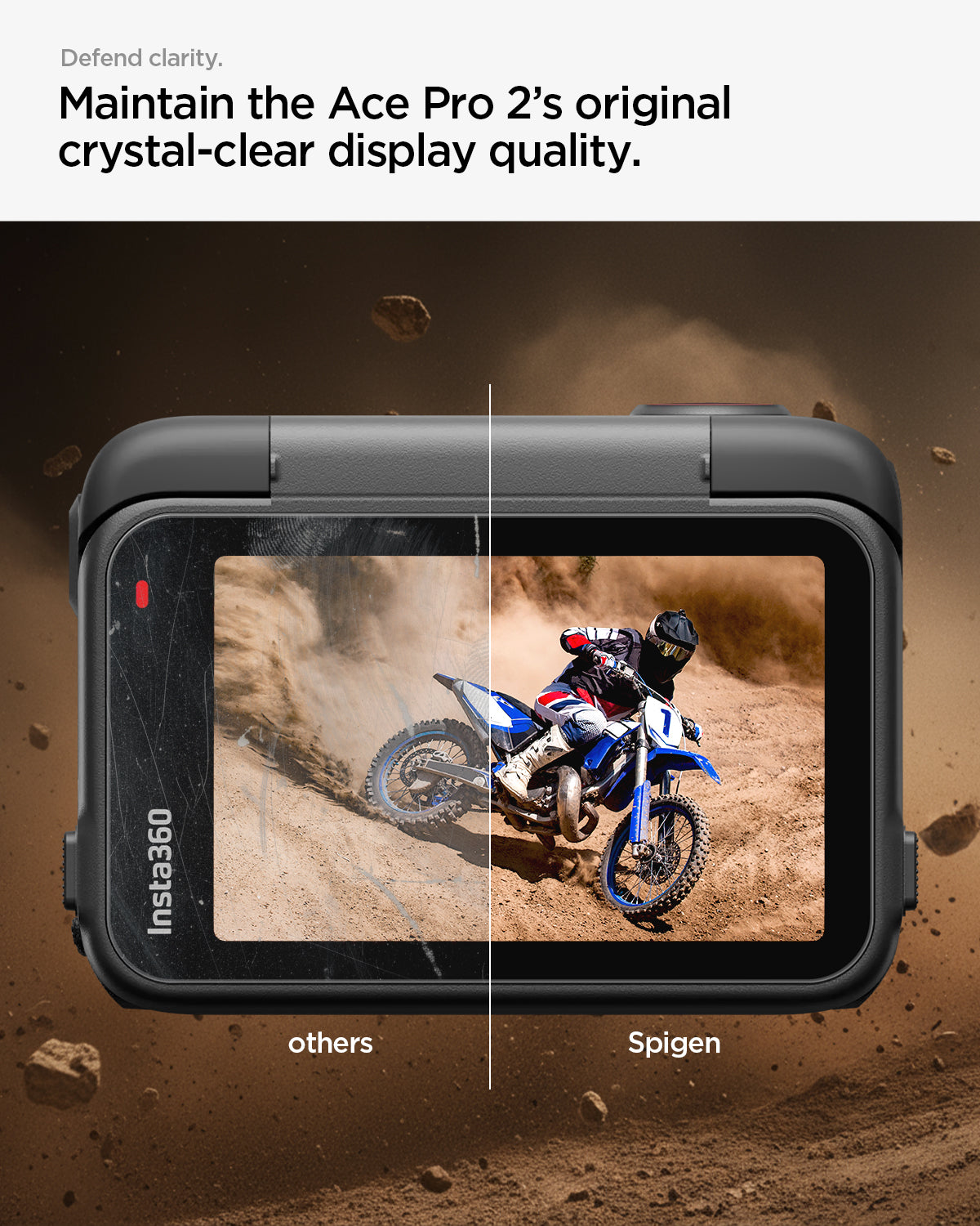 AGL09769 - Ace Pro 2 Glas.tR SLIM showing front and display