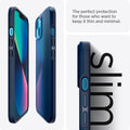 ACS03512 - iPhone 13 Case Thin Fit in navy blue showing the perfect protection for those who want to keep it thin and minimal