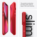 ACS03511 - iPhone 13 Case Thin Fit in red showing the perfect protection for those who want to keep it thin and minimal