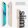 ACS03513 - iPhone 13 Case Thin Fit in sand beige showing the perfect protection for those who want to keep it thin and minimal