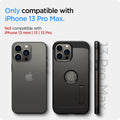 ACS03221 - iPhone 13 Pro Max Case Tough Armor in gunmetal showing the compatibility only with iPhone 13 Pro Max. Not compatible with iPhone 13 mini | 13 | 13 Pro
