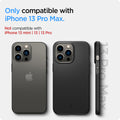 ACS03674 - iPhone 13 Pro Max Case Thin Fit in black showing the compatibility only with iPhone 13 Pro Max. Not compatible with iPhone 13 mini | 13 | 13 Pro