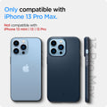 ACS03192 - iPhone 13 Pro Max Case Thin Fit in metal slate showing the compatibility only with iPhone 13 Pro Max. Not compatible with iPhone 13 mini | 13 | 13 Pro