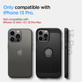 ACS03277 - iPhone 13 Pro Case Tough Armor in black showing the compatibility only with iPhone 13 Pro. Not compatible with iPhone 13 mini | 13 | 13 Pro Max