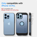 ACS03839 - iPhone 13 Pro Case Tough Armor in sierra blue showing the compatibility only with iPhone 13 Pro. Not compatible with iPhone 13 mini | 13 | 13 Pro Max