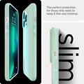 ACS03493 - iPhone 13 Pro Case Thin Fit in apple mint showing the perfect protection for those who want to keep it thin and minimal