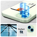 AGL07169 - iPhone 15 Plus Optik Pro EZ Fit Lens Protector in Green precisely designed for a flush look. perfect fit.