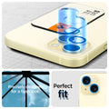 AGL07168 - iPhone 15 Plus Optik Pro EZ Fit Lens Protector in Yellow precisely designed for a flush look. perfect fit.