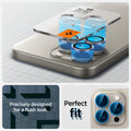AGL07163 - iPhone 16 Pro / 16 Pro Max Optik Pro Lens Protector in natural titanium precisely designed for a flush look. perfect fit.