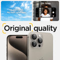 AGL07163 - iPhone 16 Pro / 16 Pro Max Optik Pro Lens Protector in natural titanium no blemishes. no flash reflection. original quality.