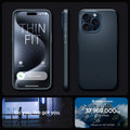 ACS06688 - iPhone 15 Pro Case Thin Fit in metal slate thin fit. do you. we got you.